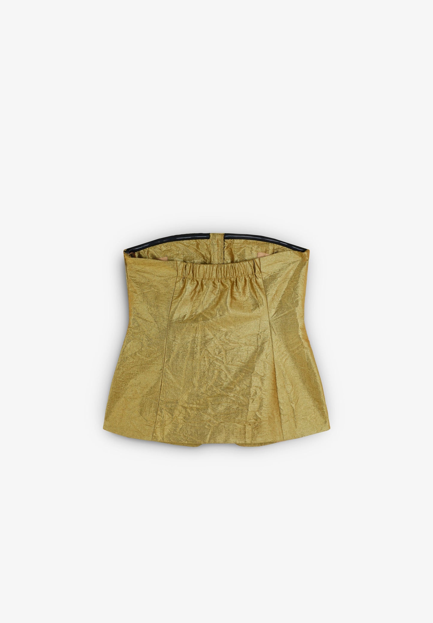METALLIC TOP WITH POCKETS