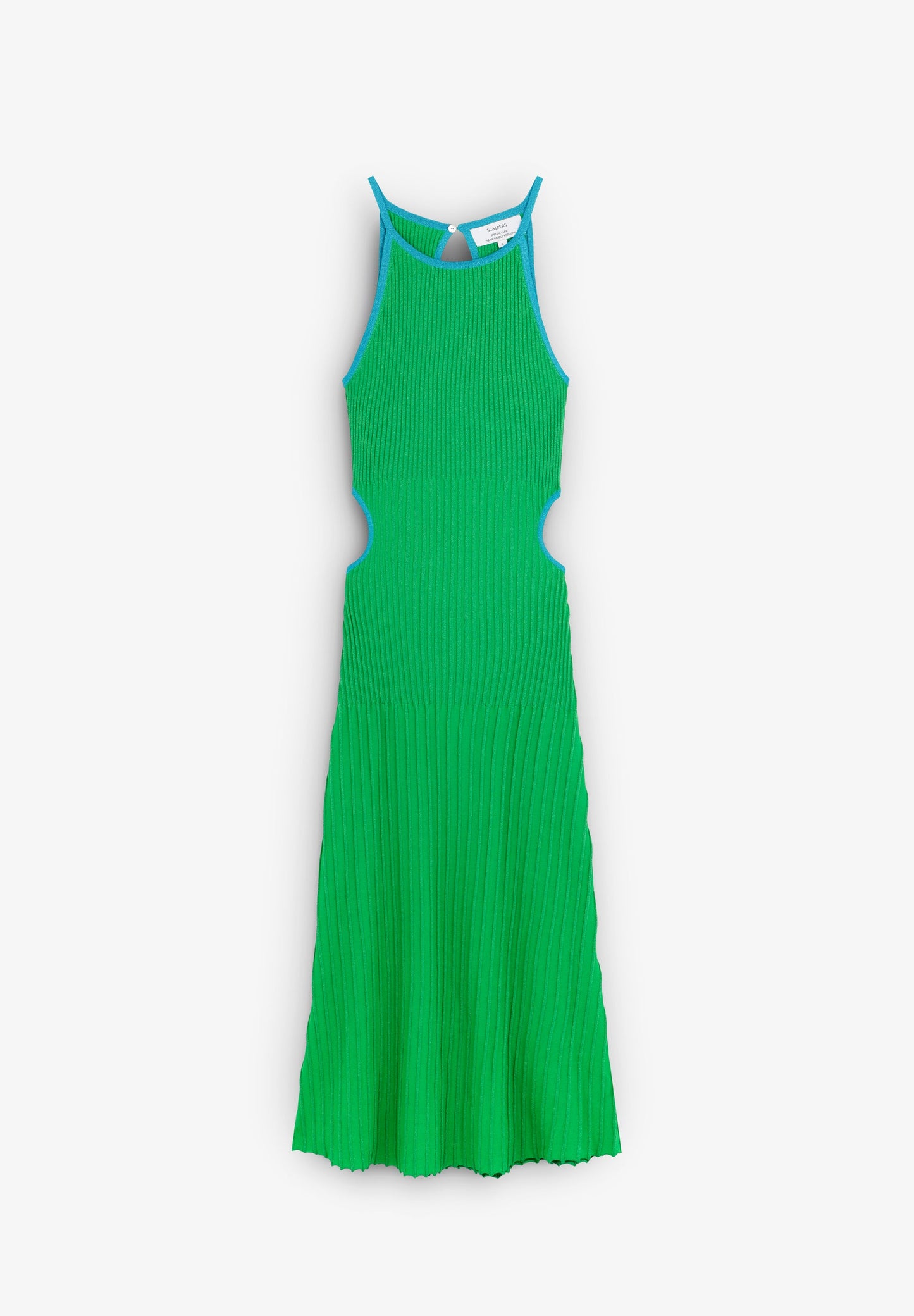 LUREX  KNIT DRESS WITH SLITS