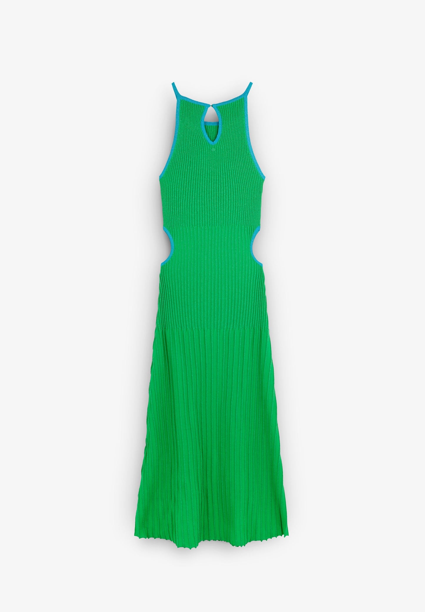 LUREX  KNIT DRESS WITH SLITS
