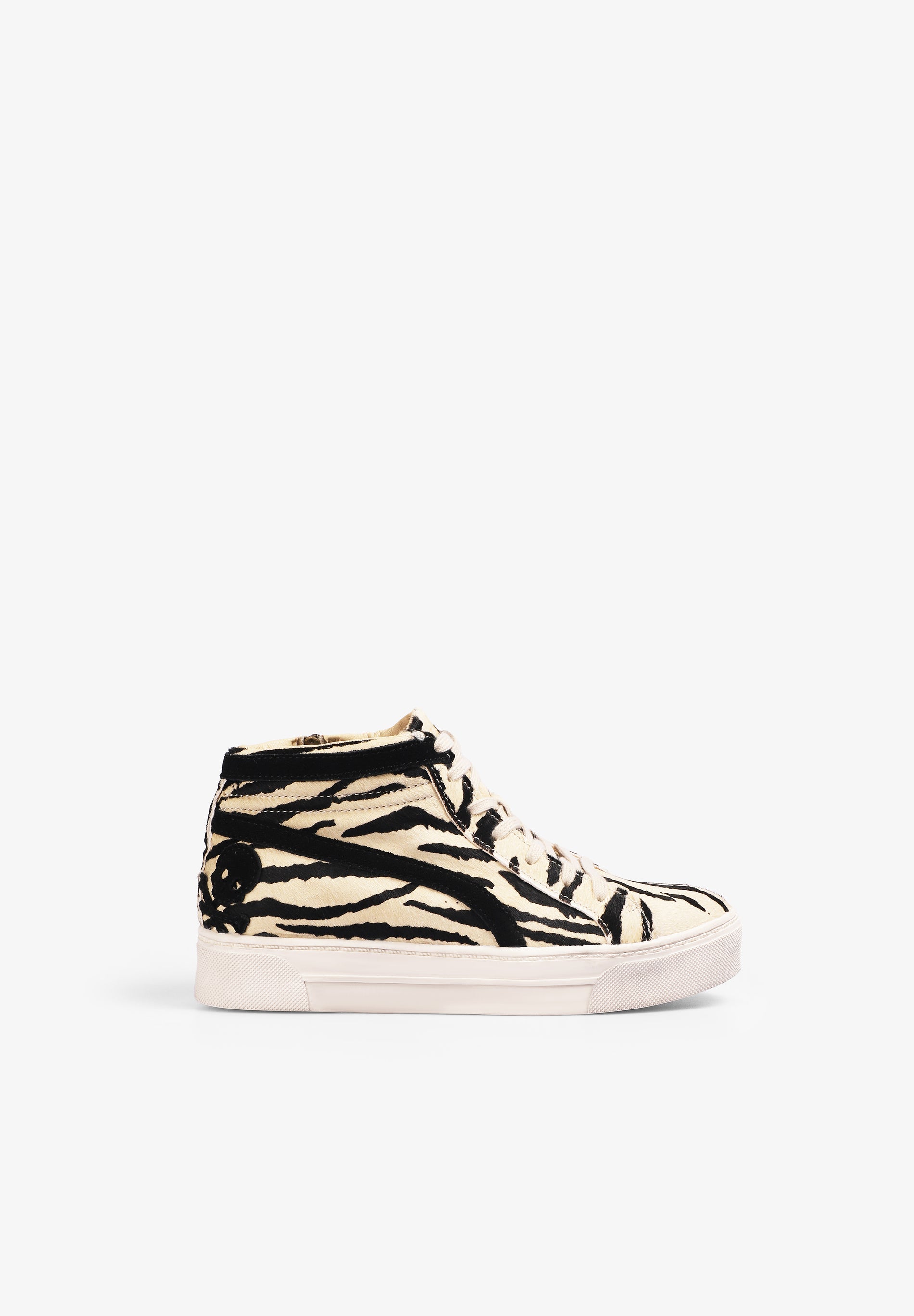 HIGH-TOP LEATHER SNEAKERS