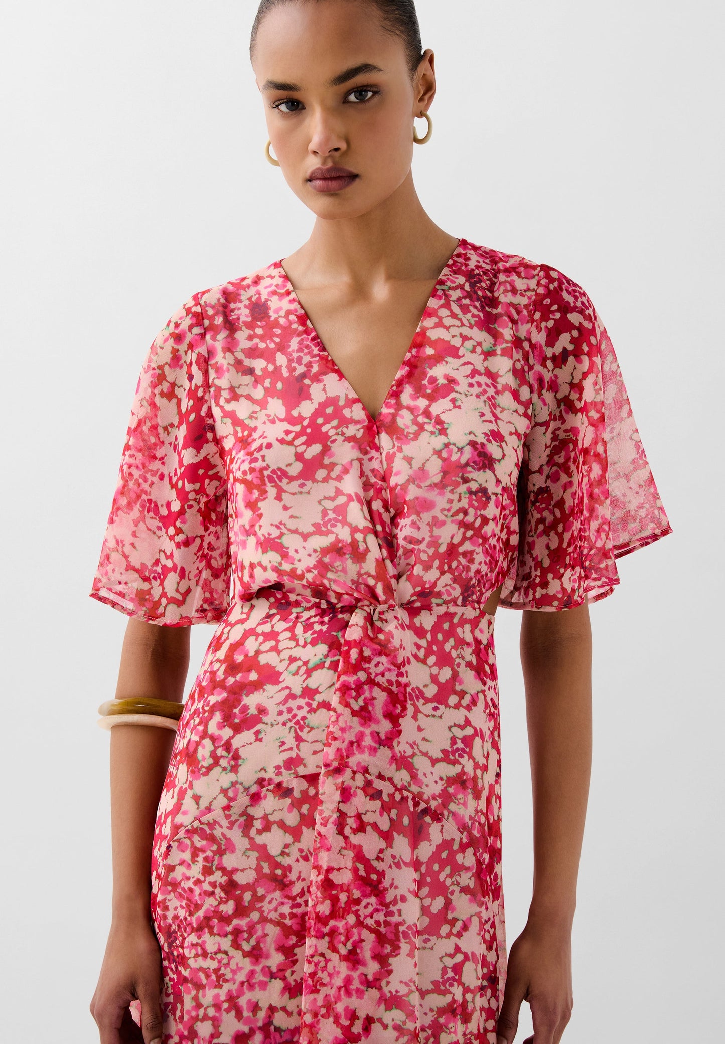 FLOWING PRINTED DRESS