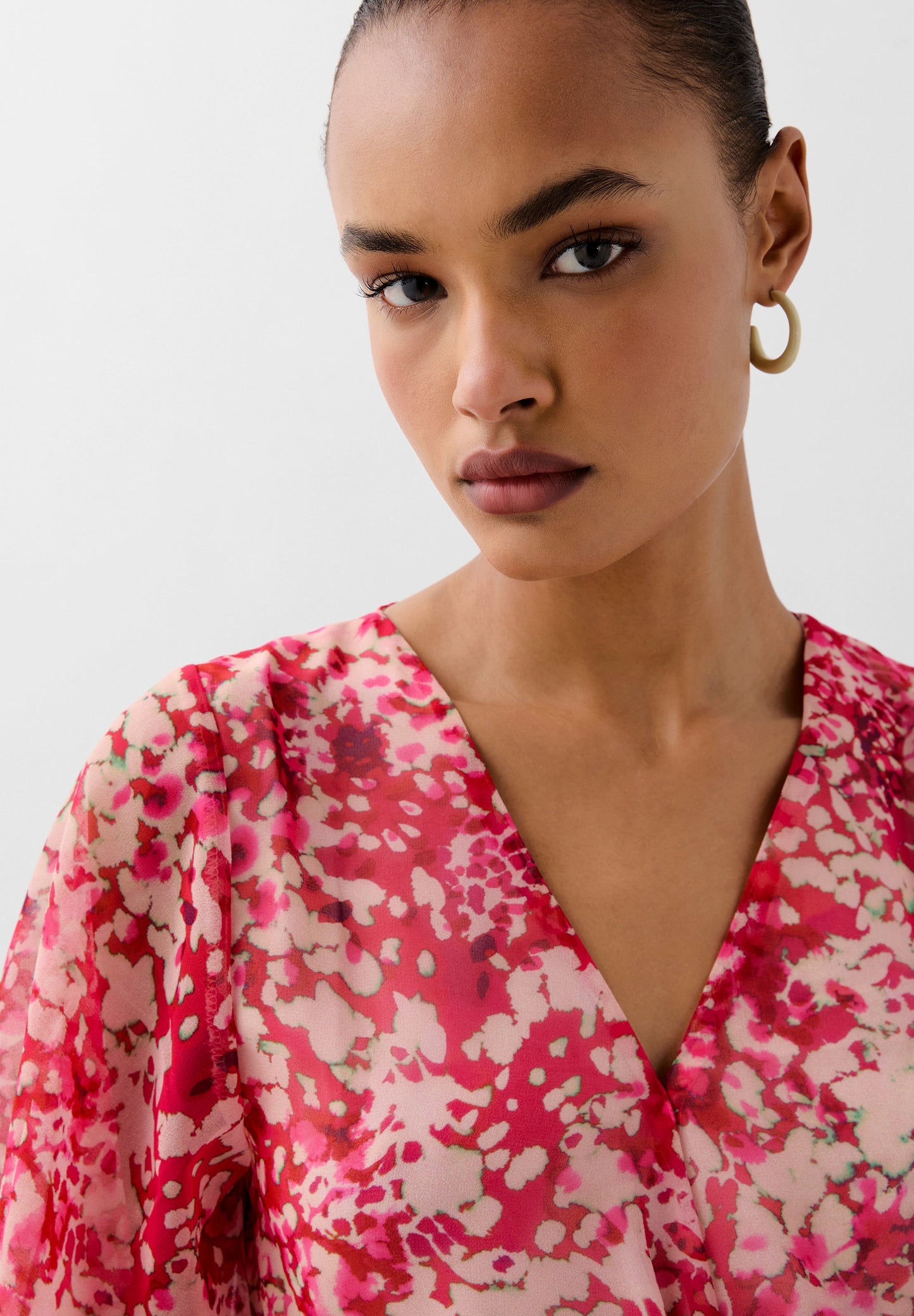 FLOWING PRINTED DRESS