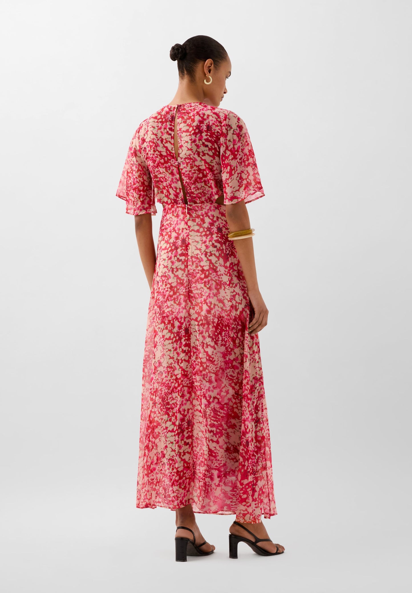 FLOWING PRINTED DRESS