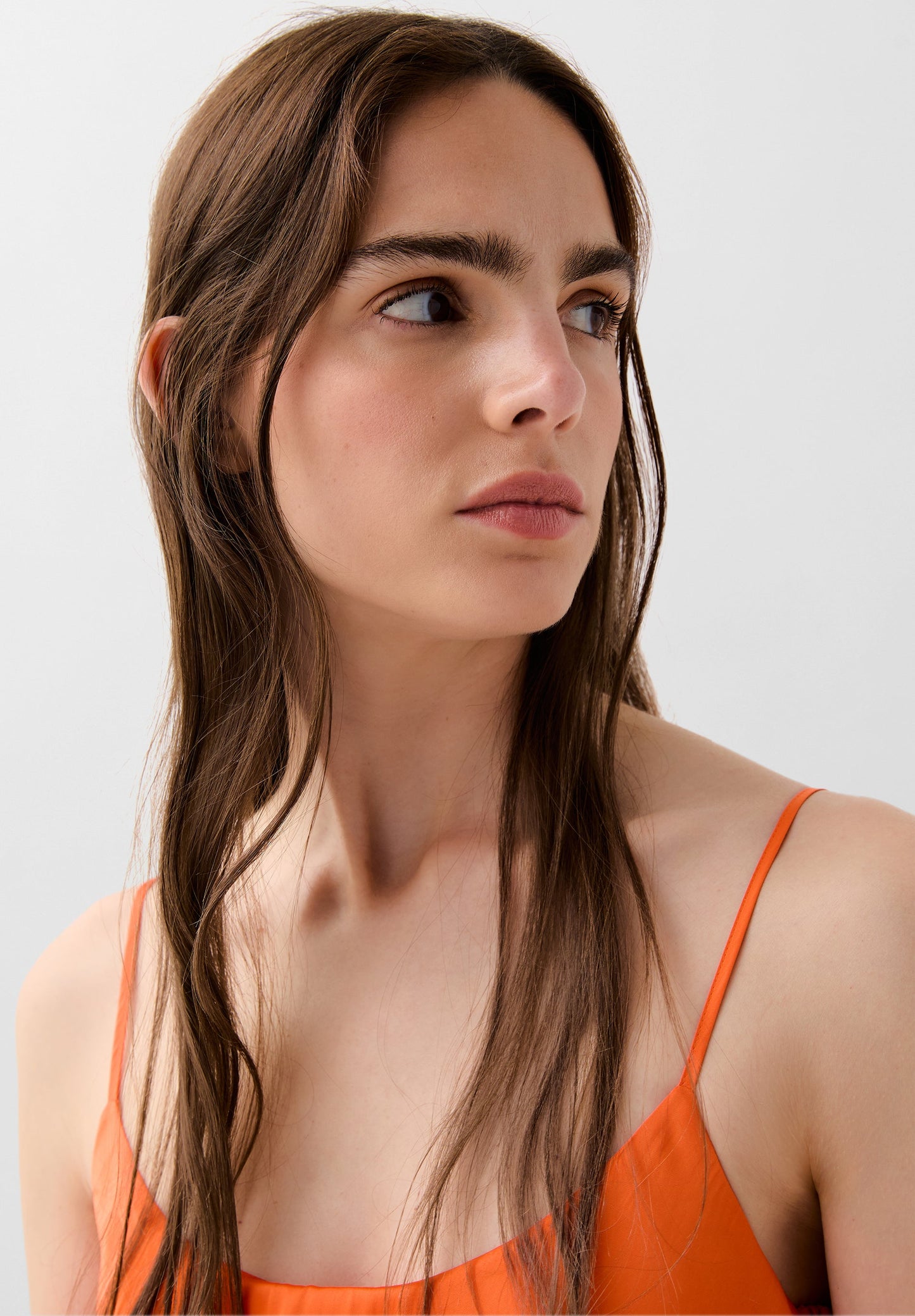 ASYMMETRIC DRESS WITH FRILLS
