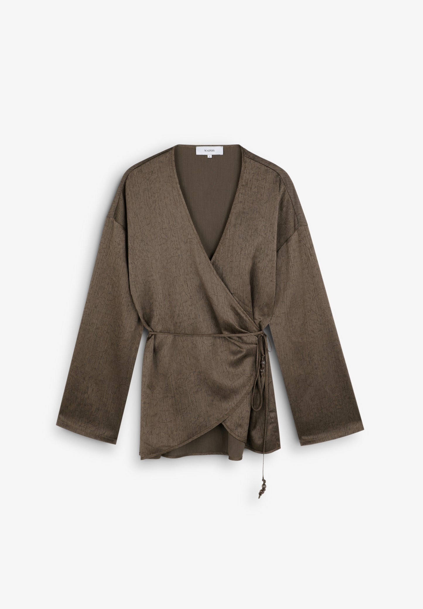 ASYMMETRIC DRAWSTRING KAFTAN