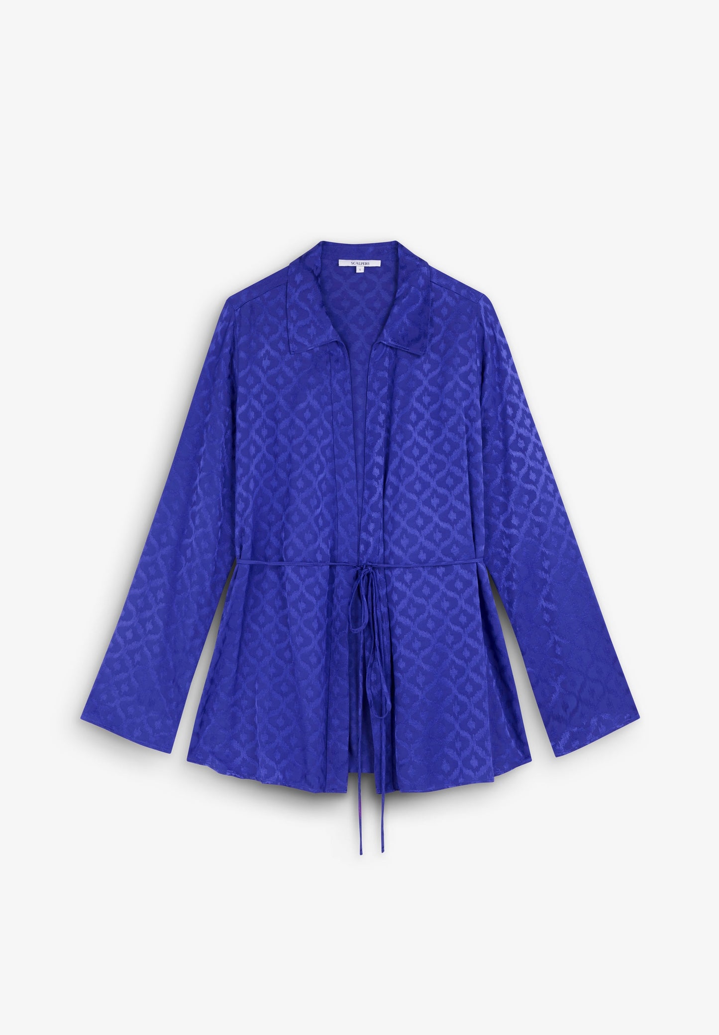 TIE WAIST JACQUARD KAFTAN