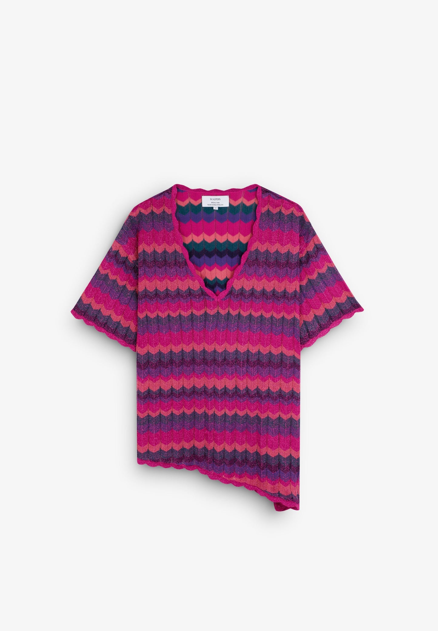 OPEN KNIT LUREX SWEATER