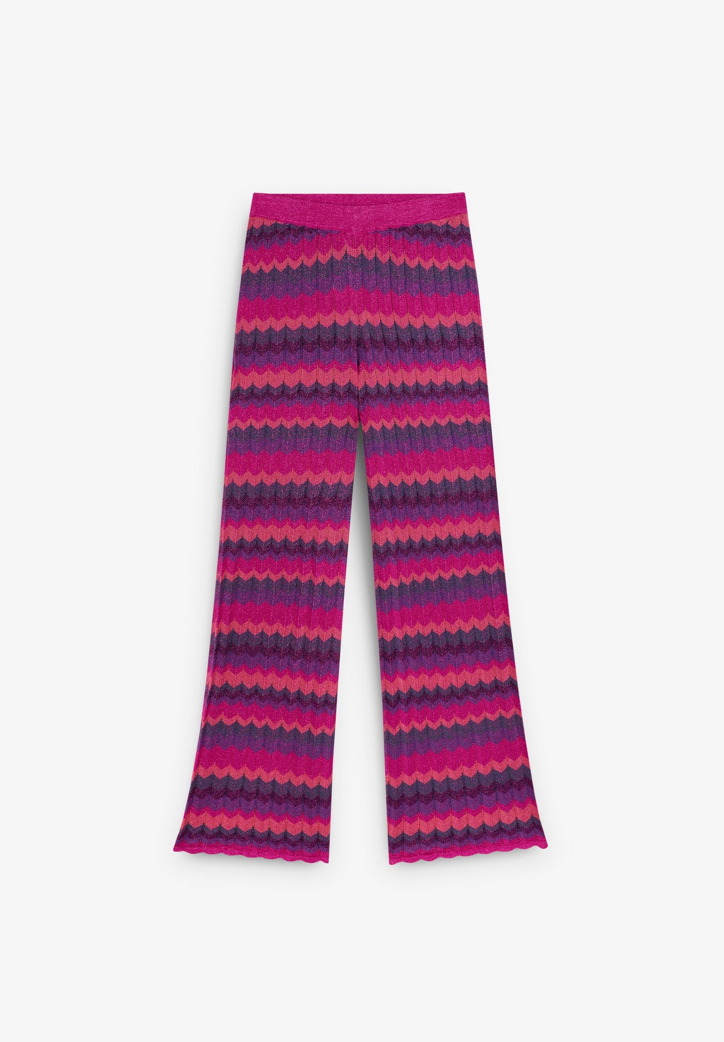 LUREX KNIT TROUSERS