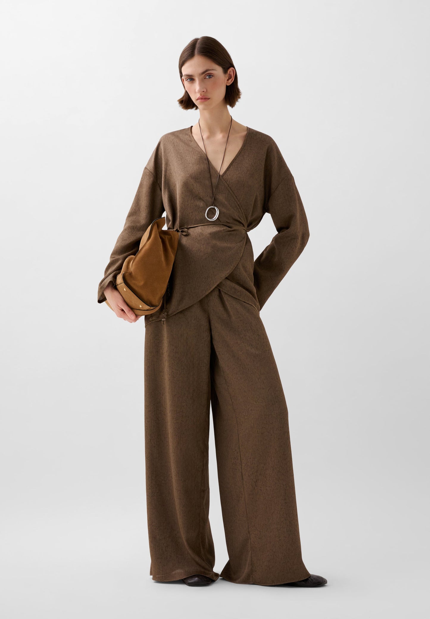 FLOWING DRAWSTRING TROUSERS
