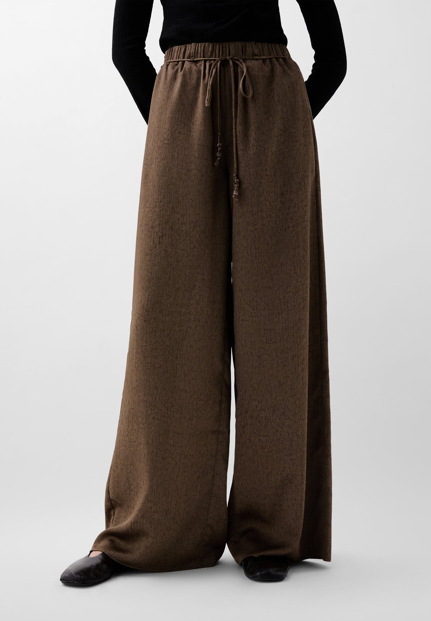 FLOWING DRAWSTRING TROUSERS