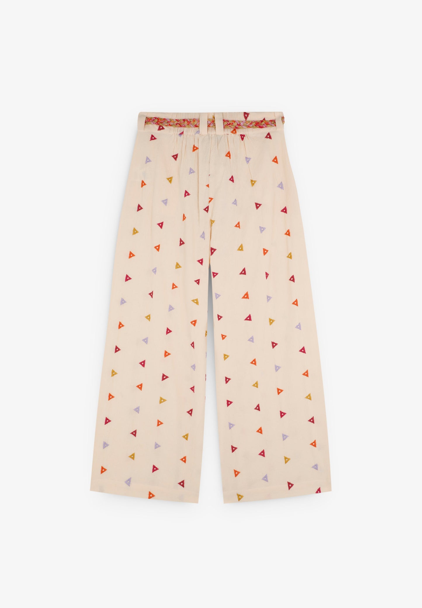 EMBROIDERED TRIANGLE TROUSERS