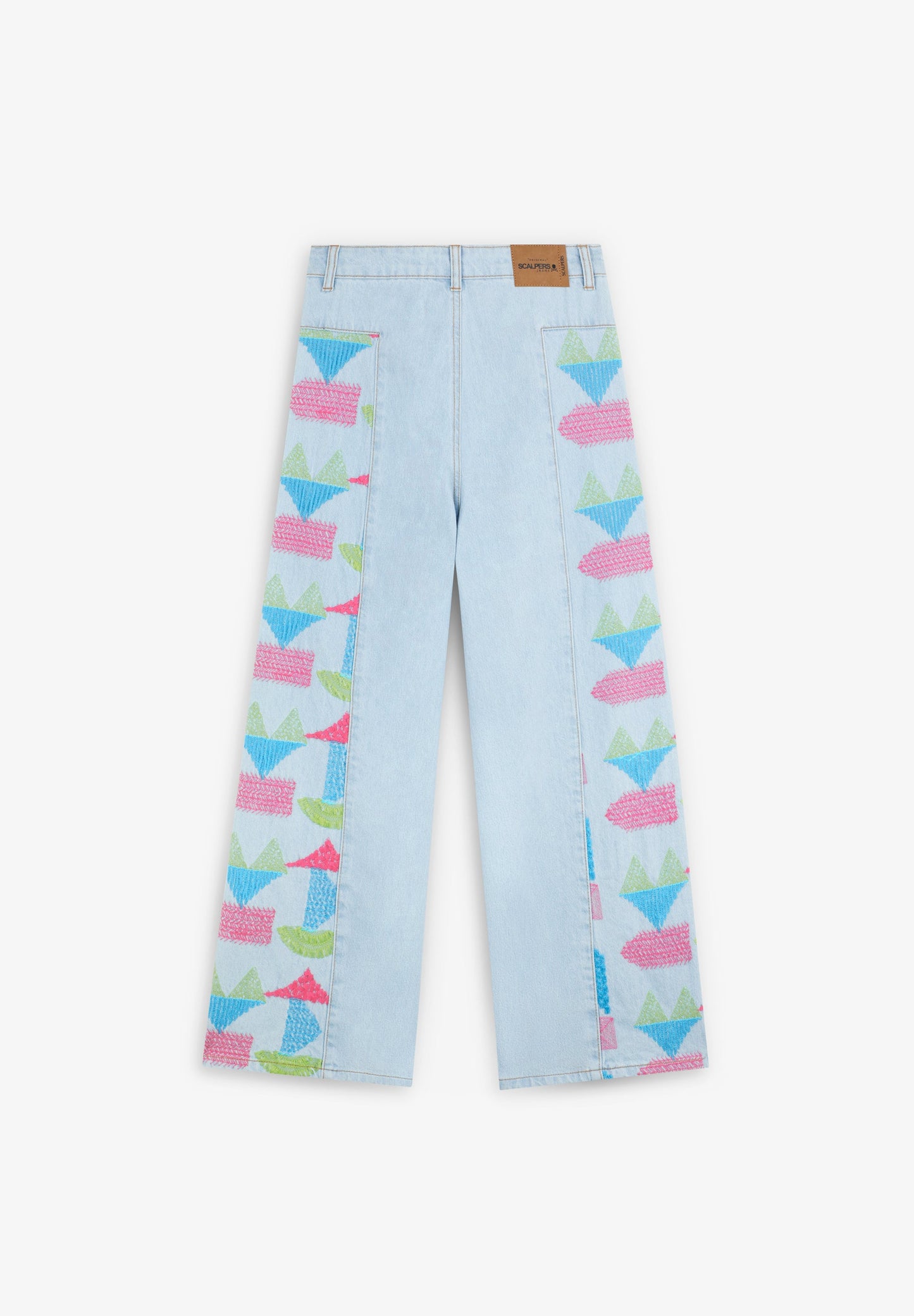 EMBROIDERED CULOTTES JEANS