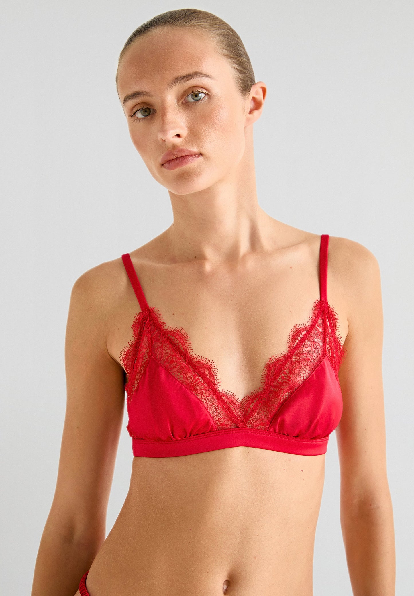 SCALPERS X LOVE STORIES SATIN BOW BRALETTE