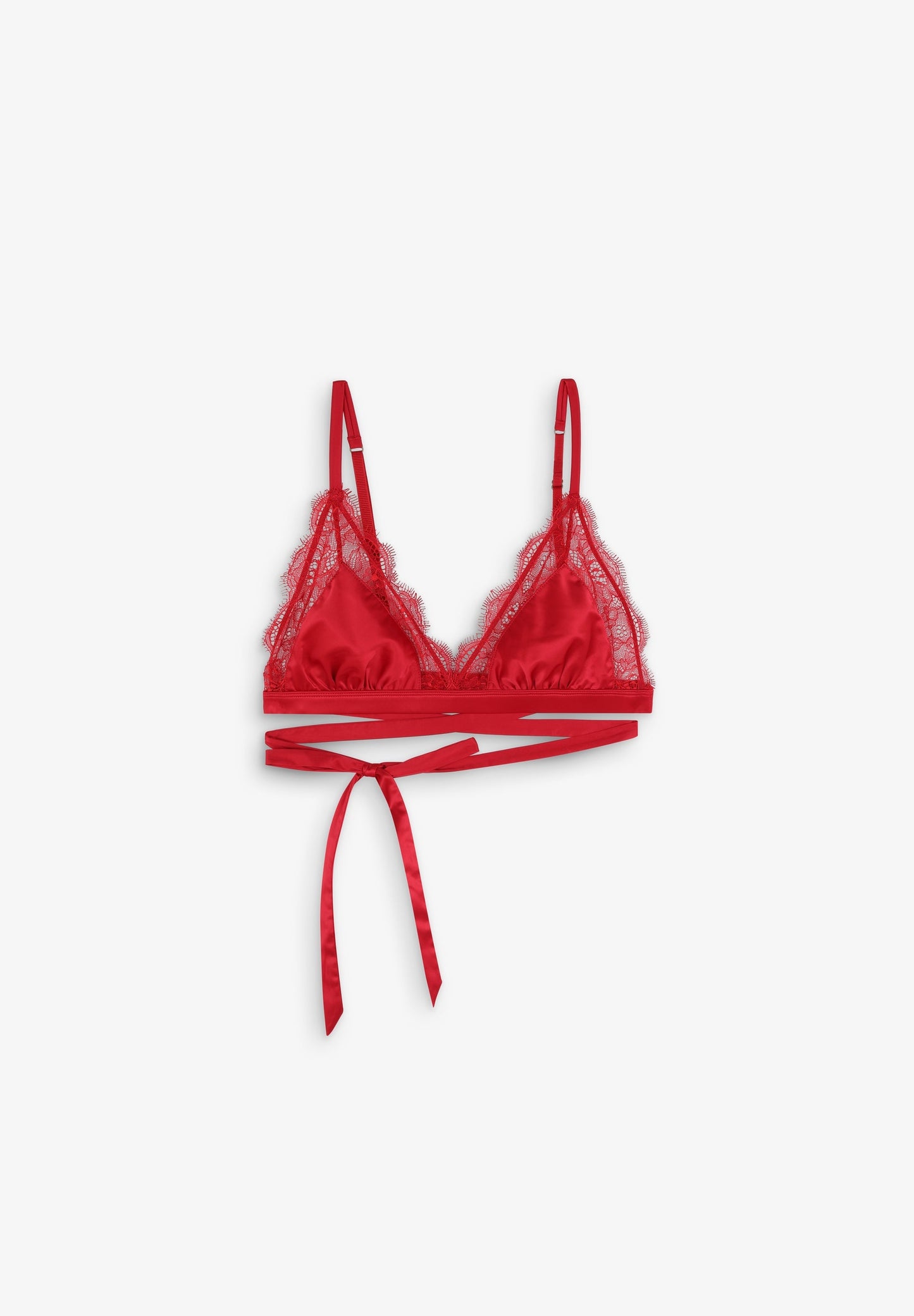 SCALPERS X LOVE STORIES SATIN BOW BRALETTE