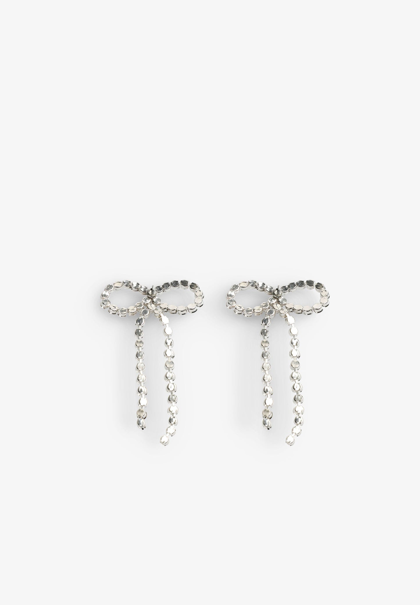 SCALPERS X LOVE STORIES BOW EARRINGS WITH CRYSTAL DETAILS