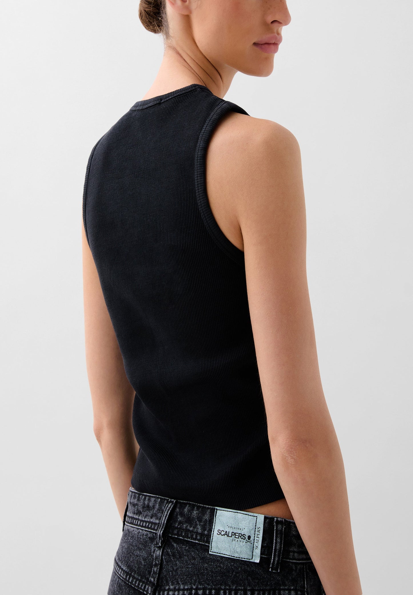 TANK TOP WITH SIDE GATHERING