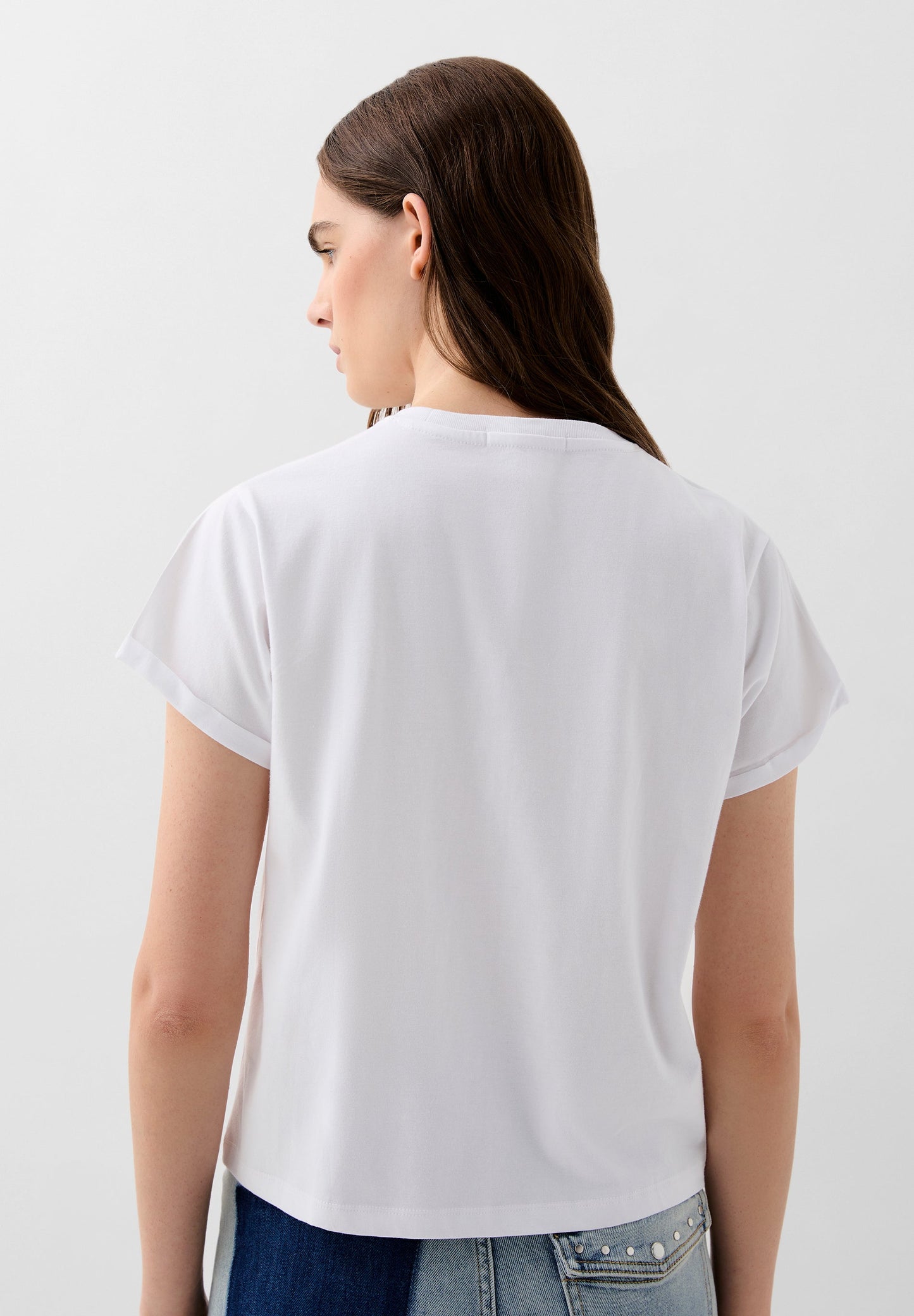 T-SHIRT WITH WINGS LOGO PRINT