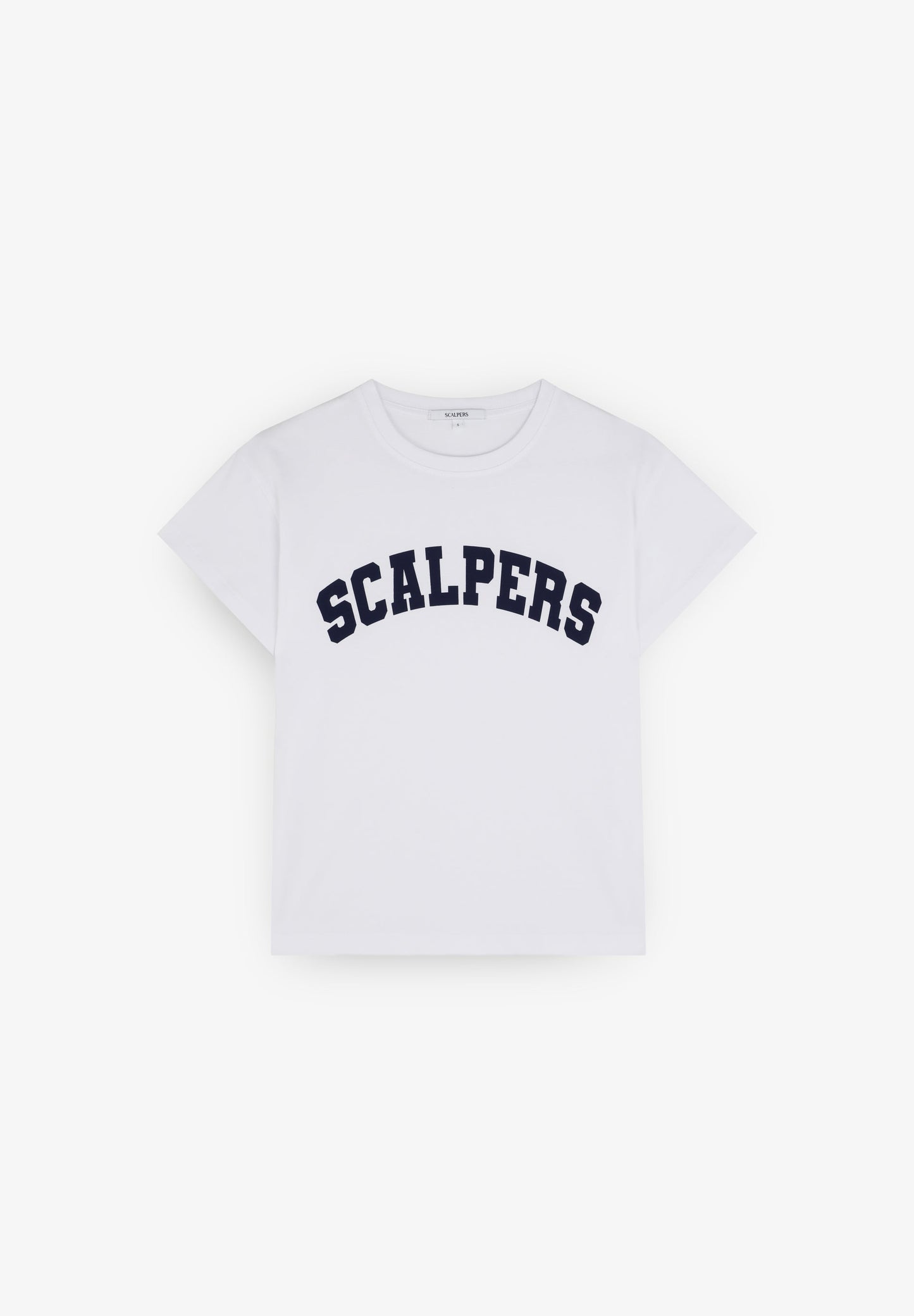 T-SHIRT WITH FRONT LOGO PRINT