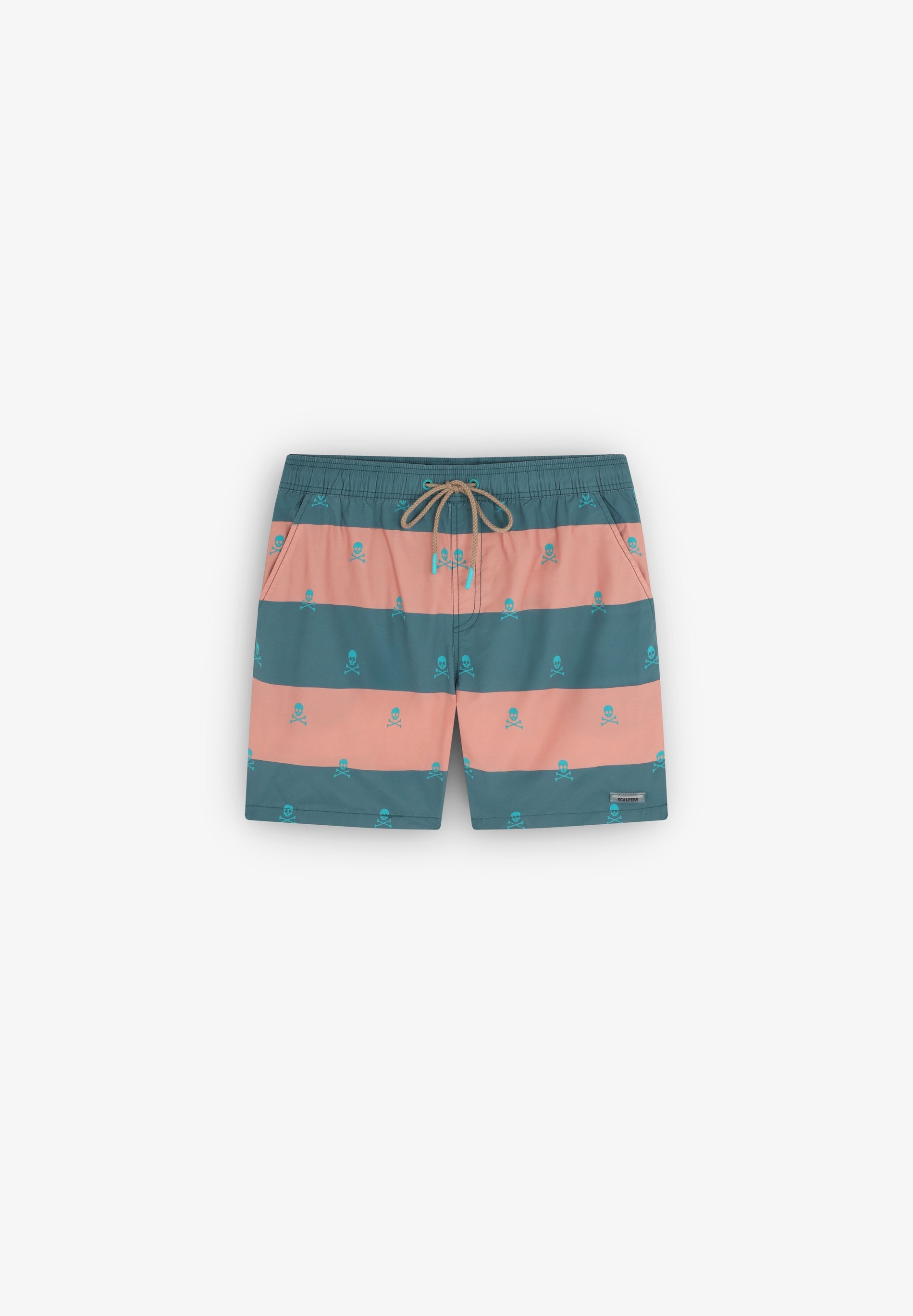 SCSKULL STRIPES BT SWIMSUIT