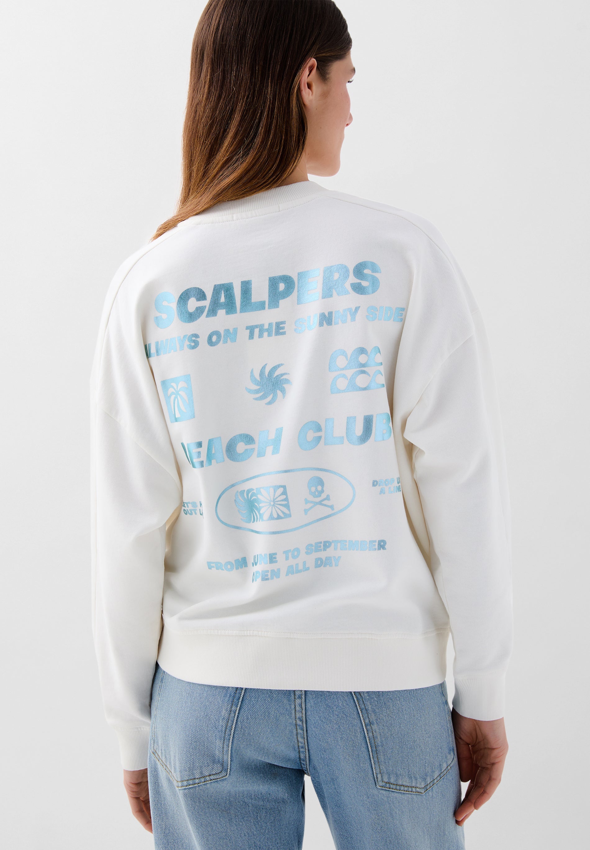 FADED PRINT SWEATSHIRT