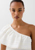 SC ASYM KNIT STUDS TOP