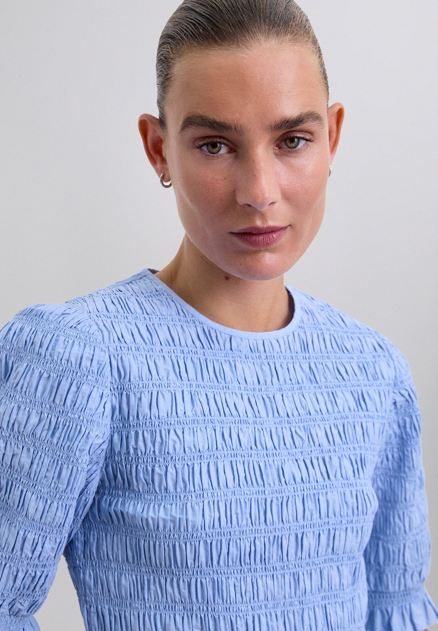 TOP FRUNCIDO MANGA CORTA - Scalpers