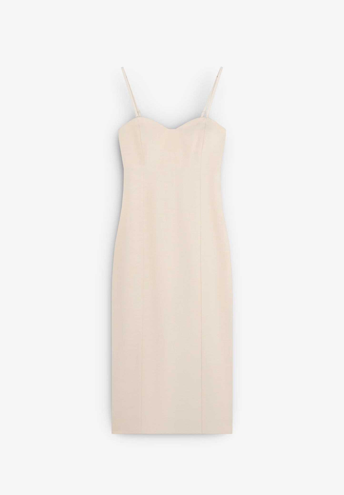 DRESS WITH DARTS AND SLIT