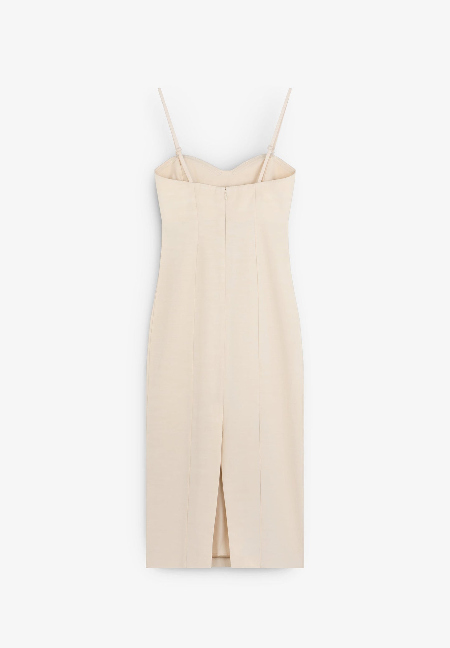 DRESS WITH DARTS AND SLIT