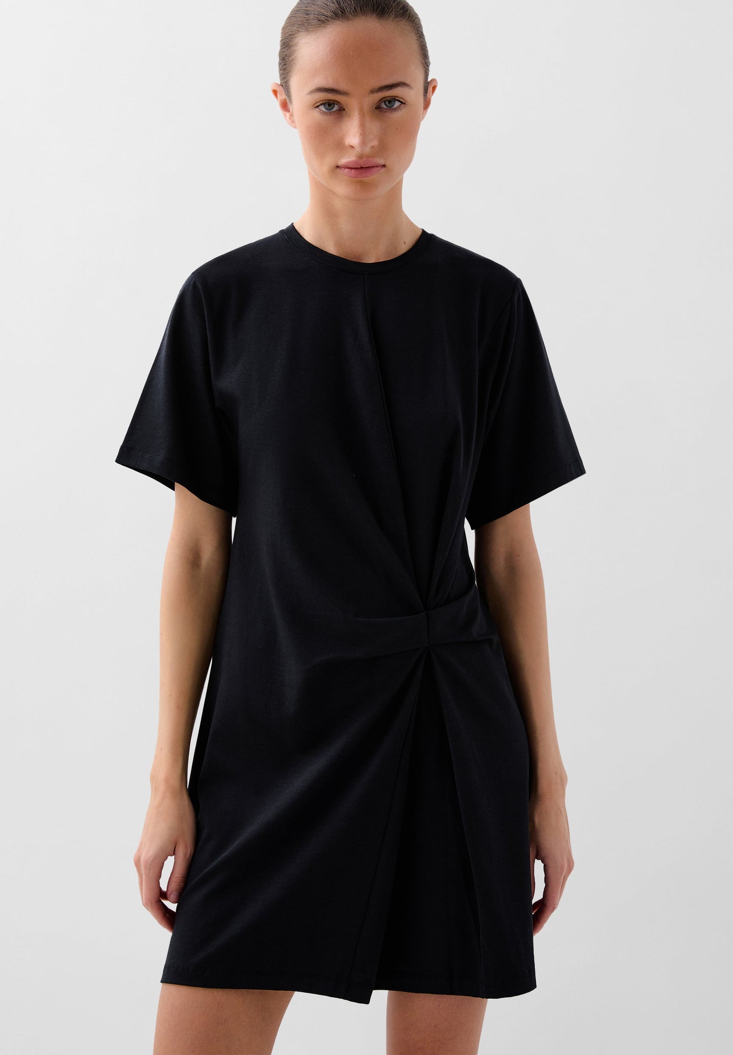 MINI DRESS WITH KNOT DETAIL