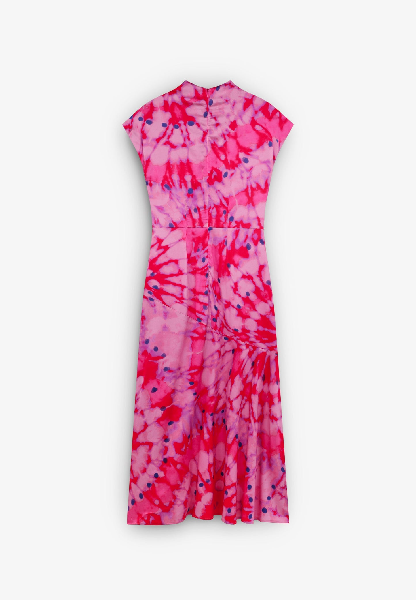 TIE-DYE DRESS WITH CUT-OUTS