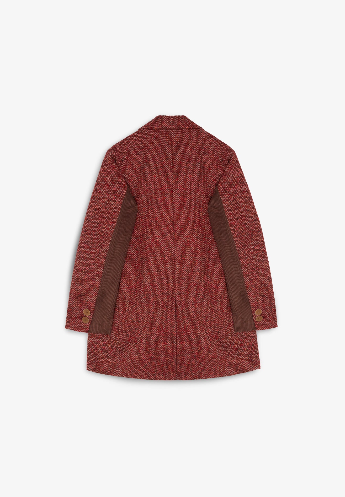 WOOL BLEND HERRINGBONE COAT