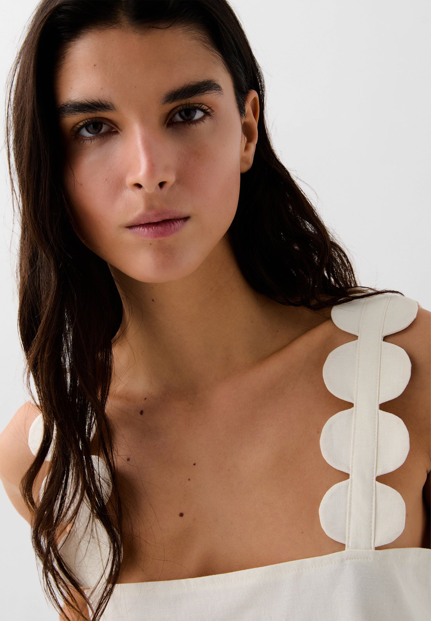 LINEN TOP WITH STRAPS