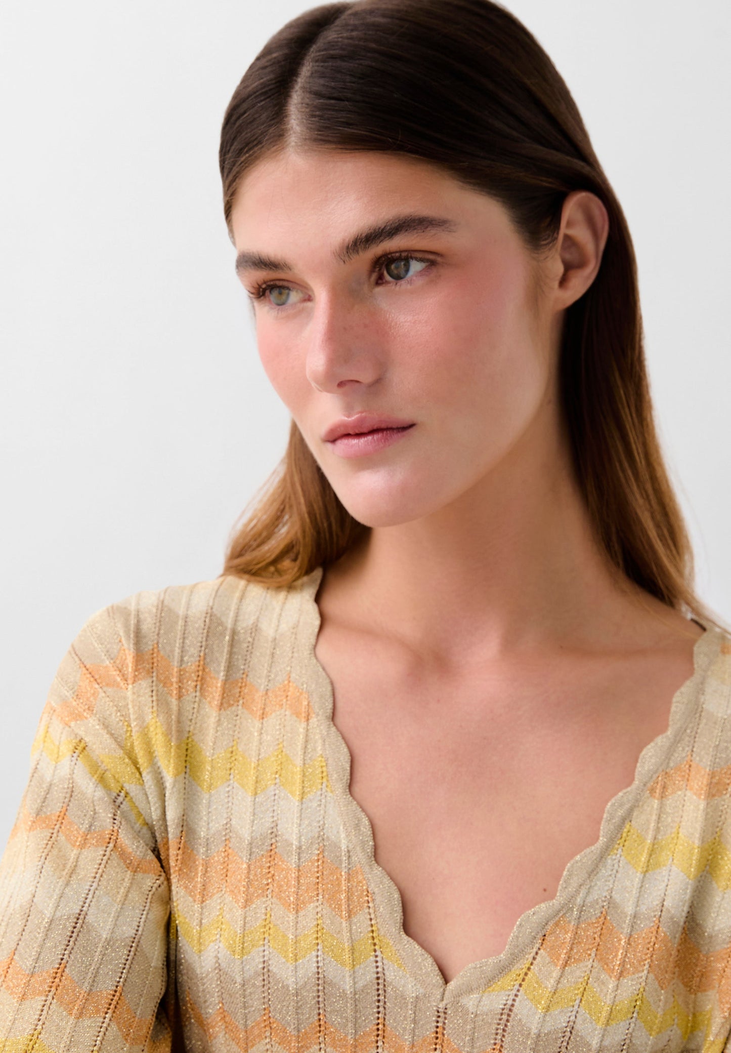 OPEN KNIT LUREX SWEATER