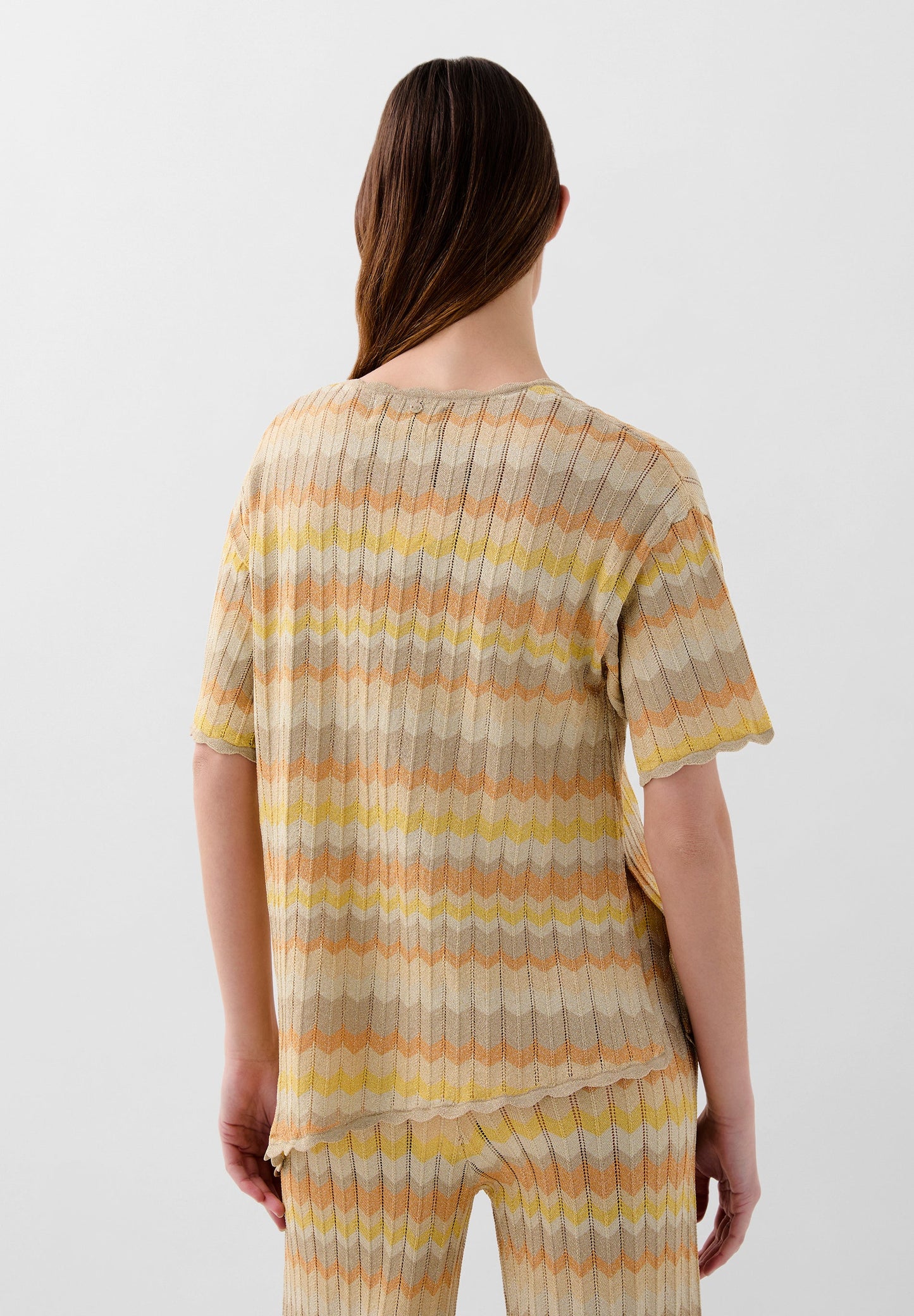 OPEN KNIT LUREX SWEATER