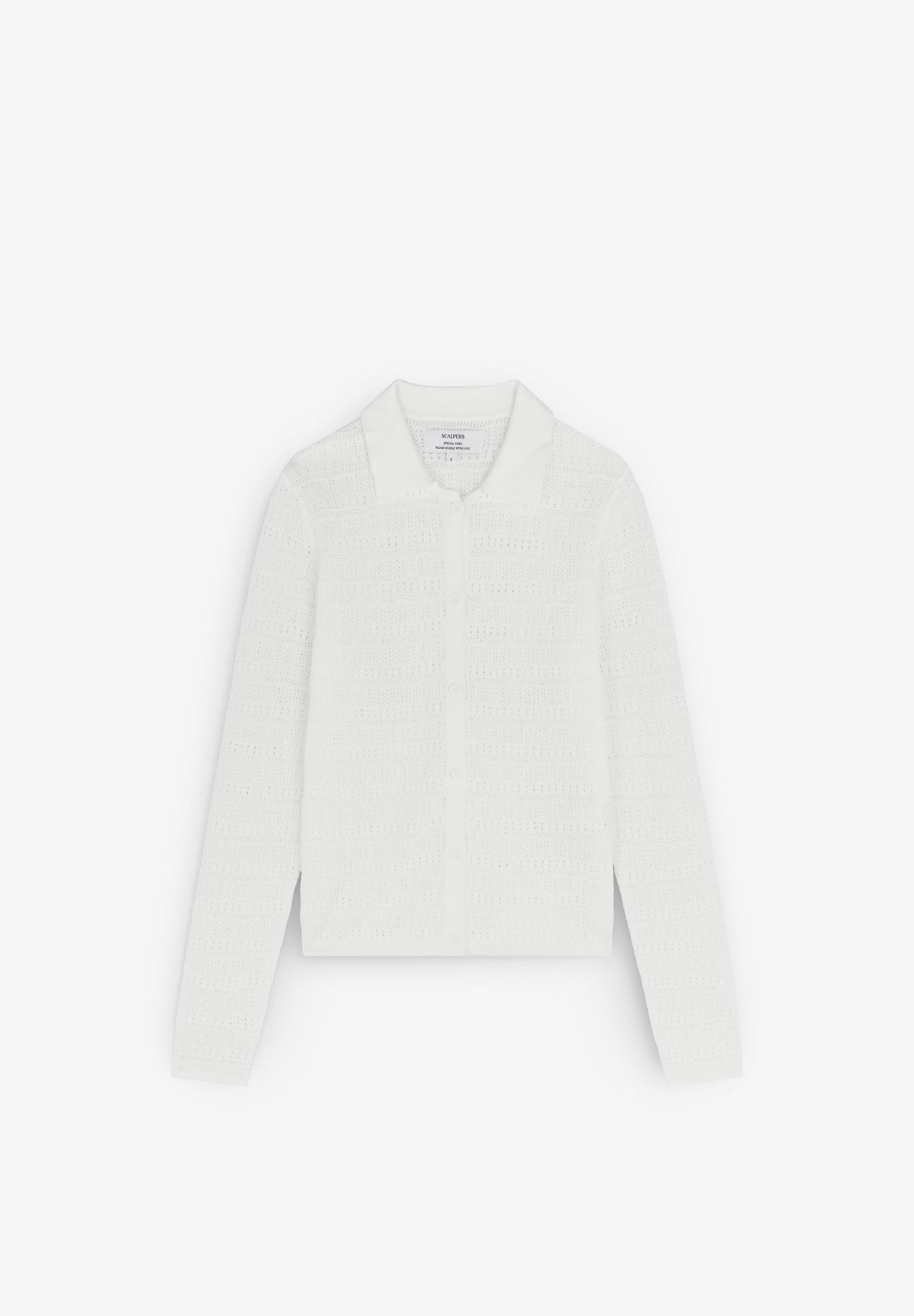 CROCHET LINEN CARDIGAN