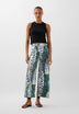 PRINTED CULOTTES JEANS