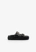 SANDALS WITH BUCKLES AND STUDS