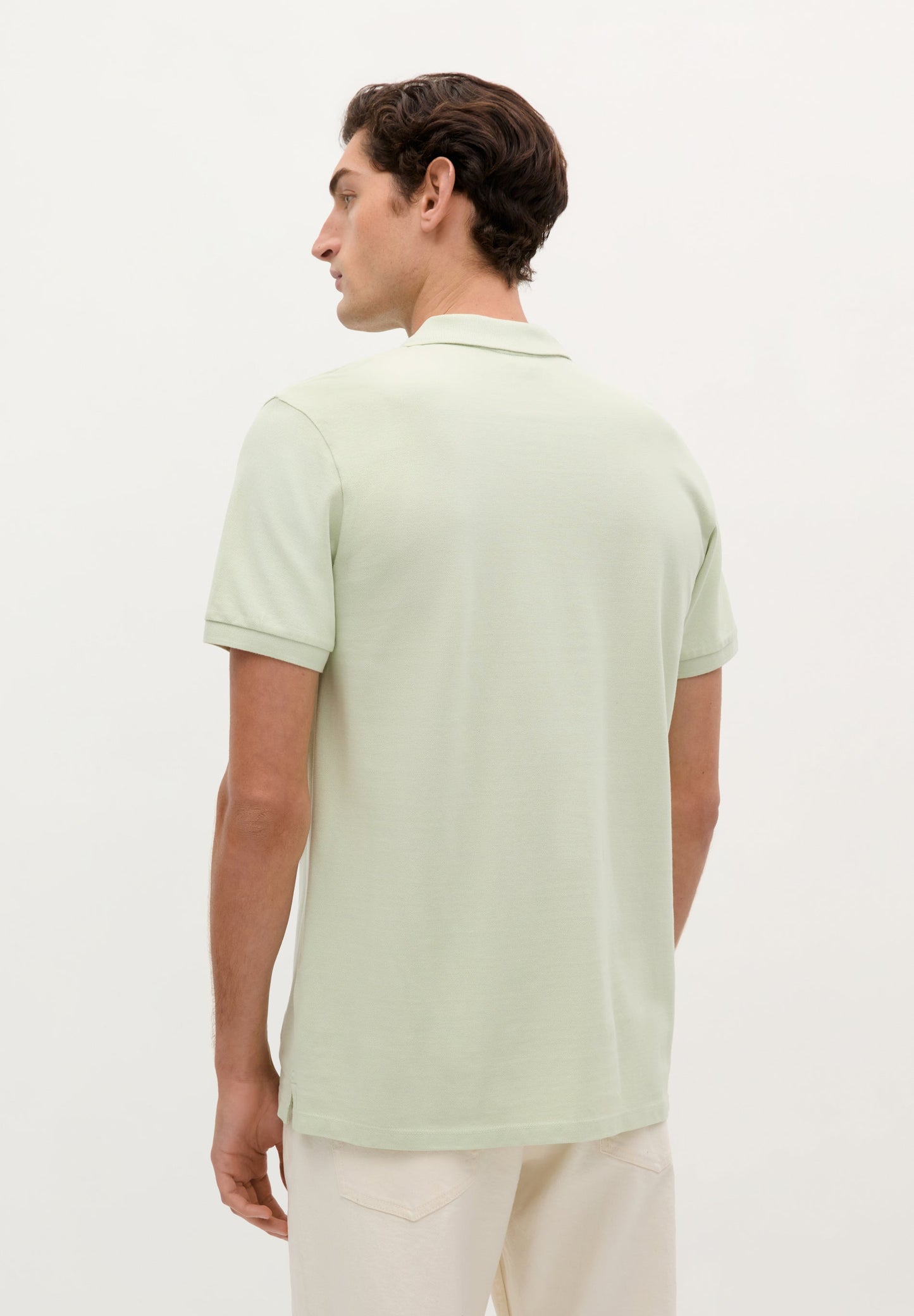 BASIC POLO SHIRT WITH SKULL DETAIL
