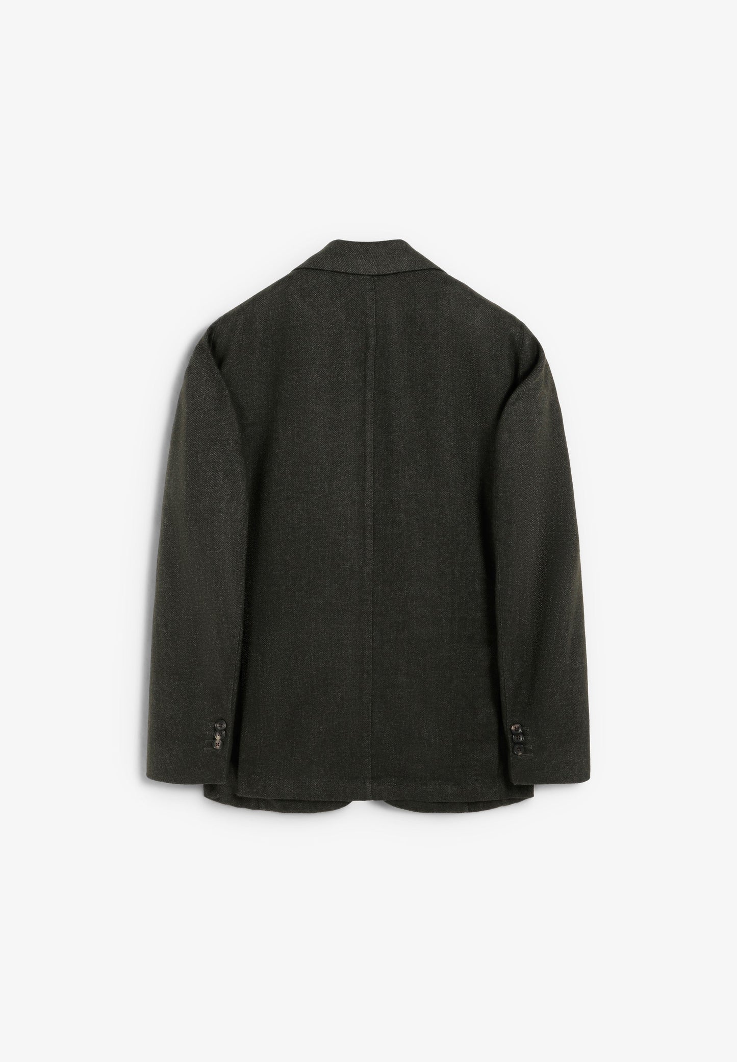 HERRINGBONE WOOL BLAZER