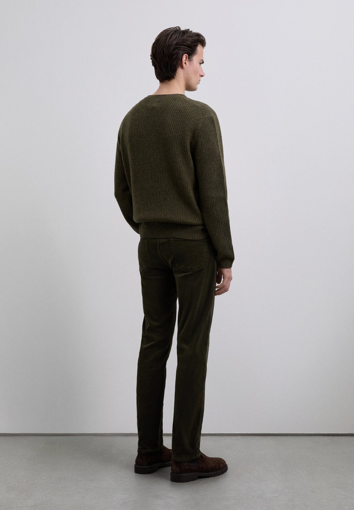 REGULAR FIT CORDUROY TROUSERS