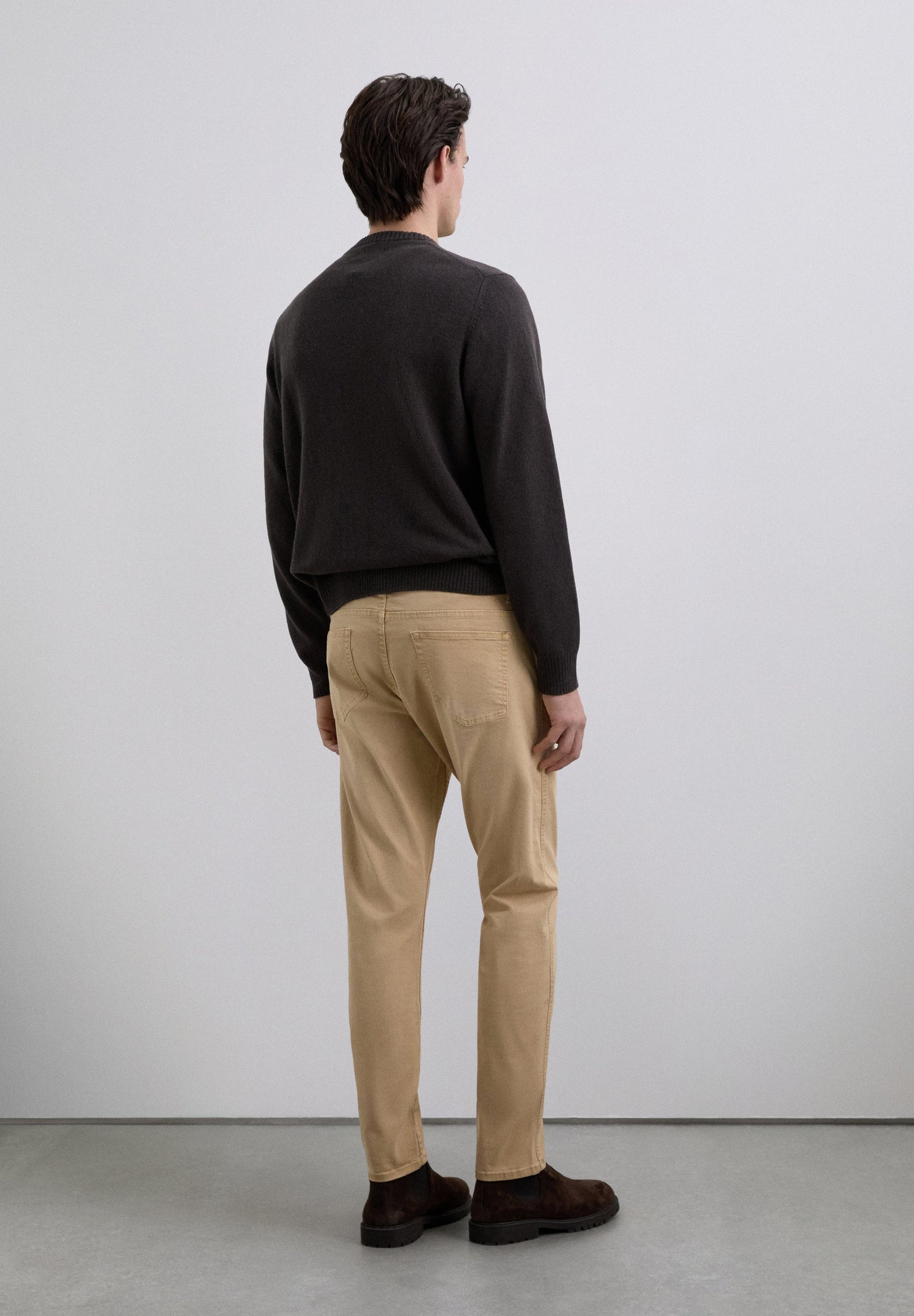 COTTON CHINO TROUSERS