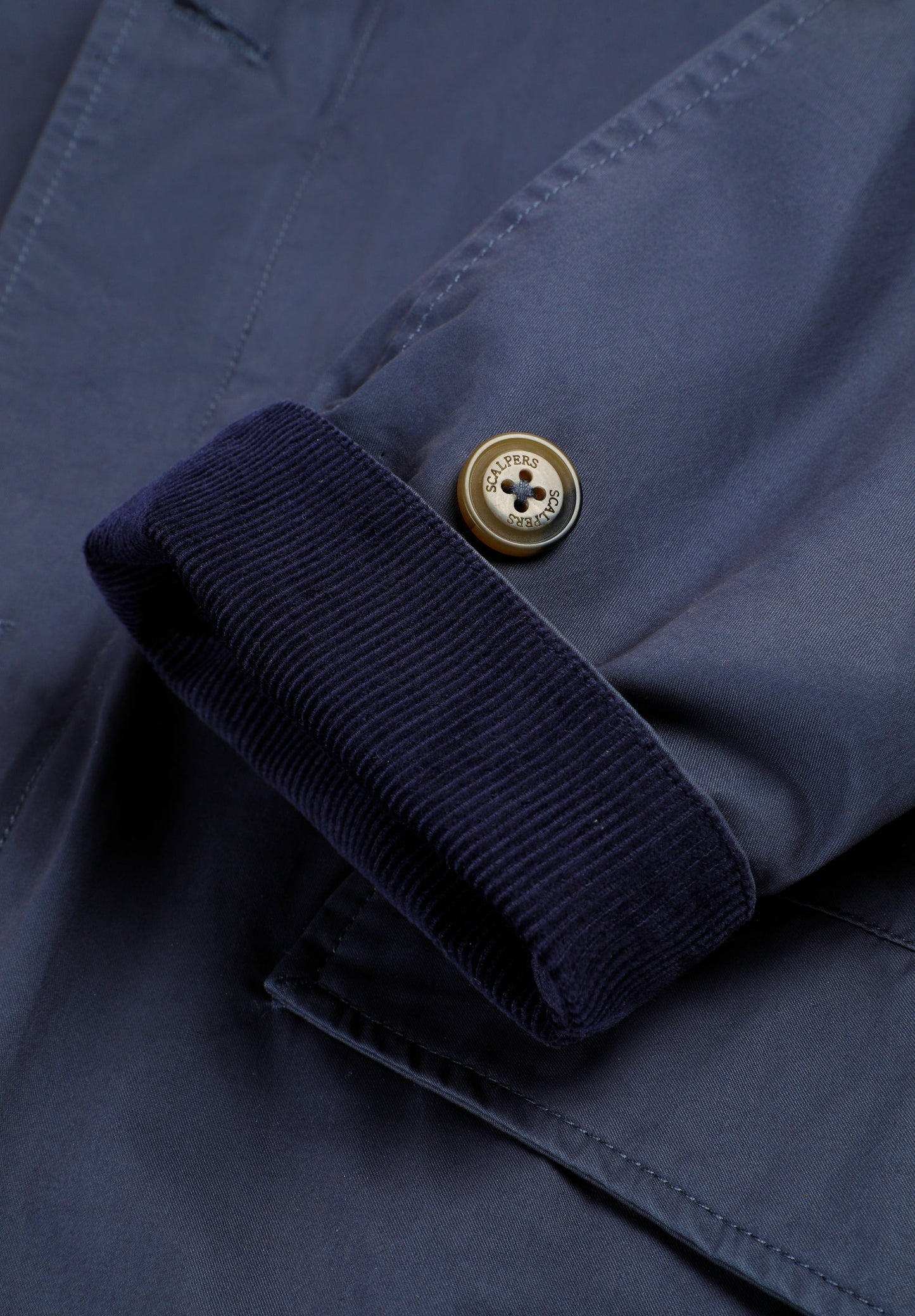 JACKET WITH CORDUROY COLLAR