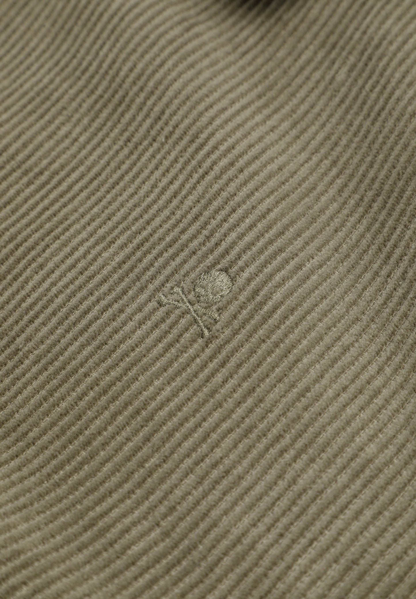 CORDUROY BOMBER JACKET WITH SKULL