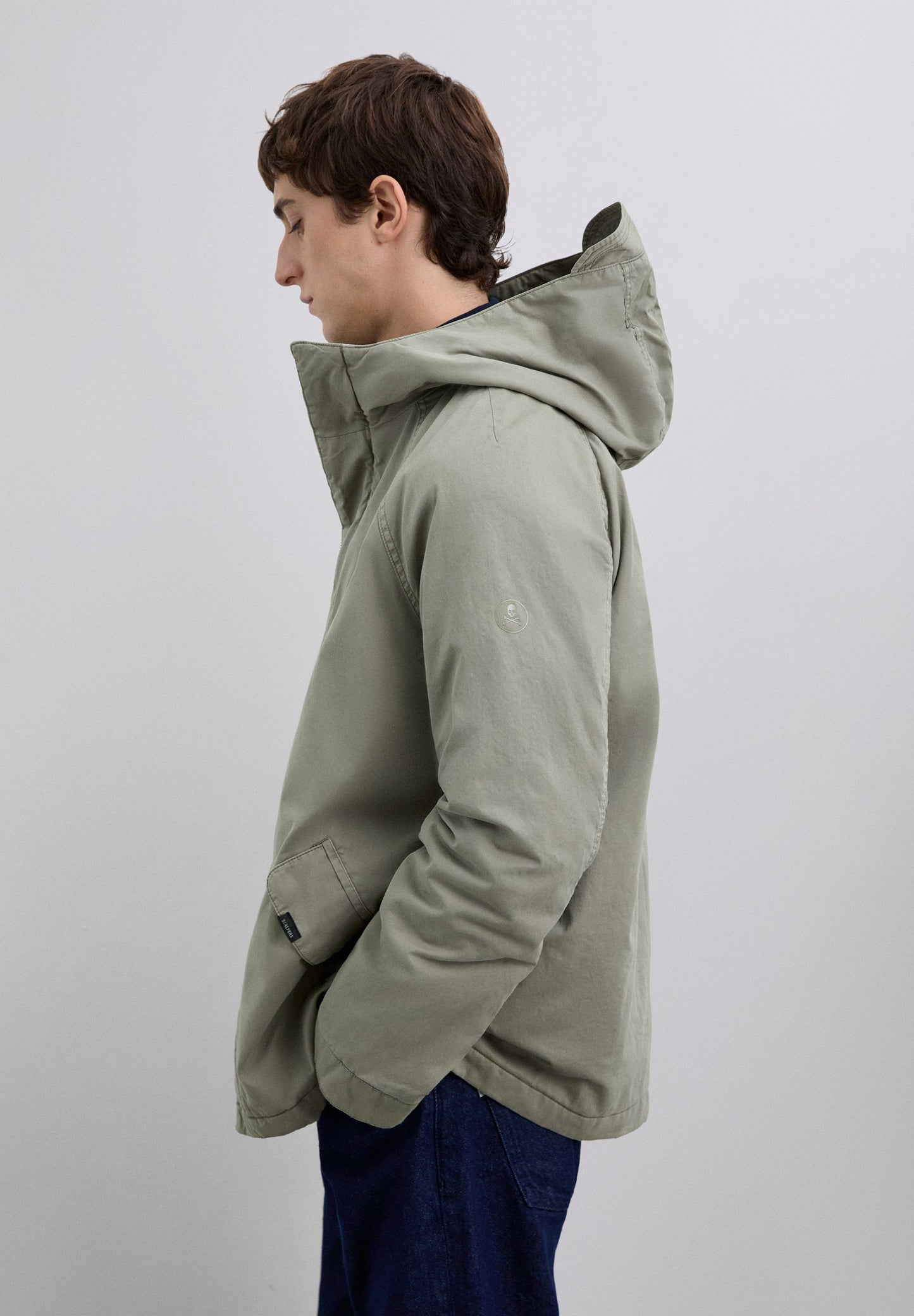 COTTON PARKA WITH HOOD