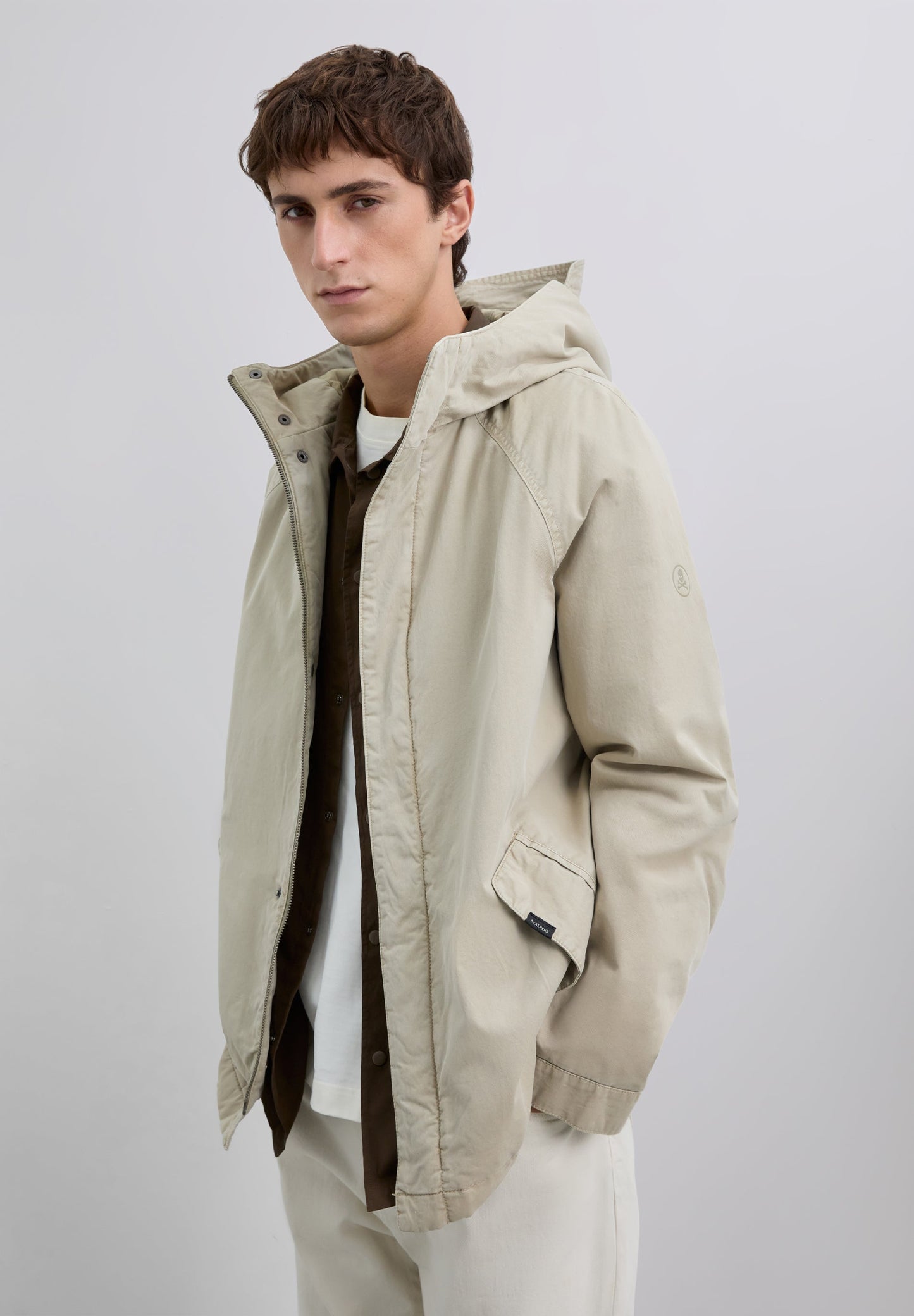 COTTON PARKA WITH HOOD