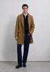 LONG WOOL LAPEL COLLAR COAT
