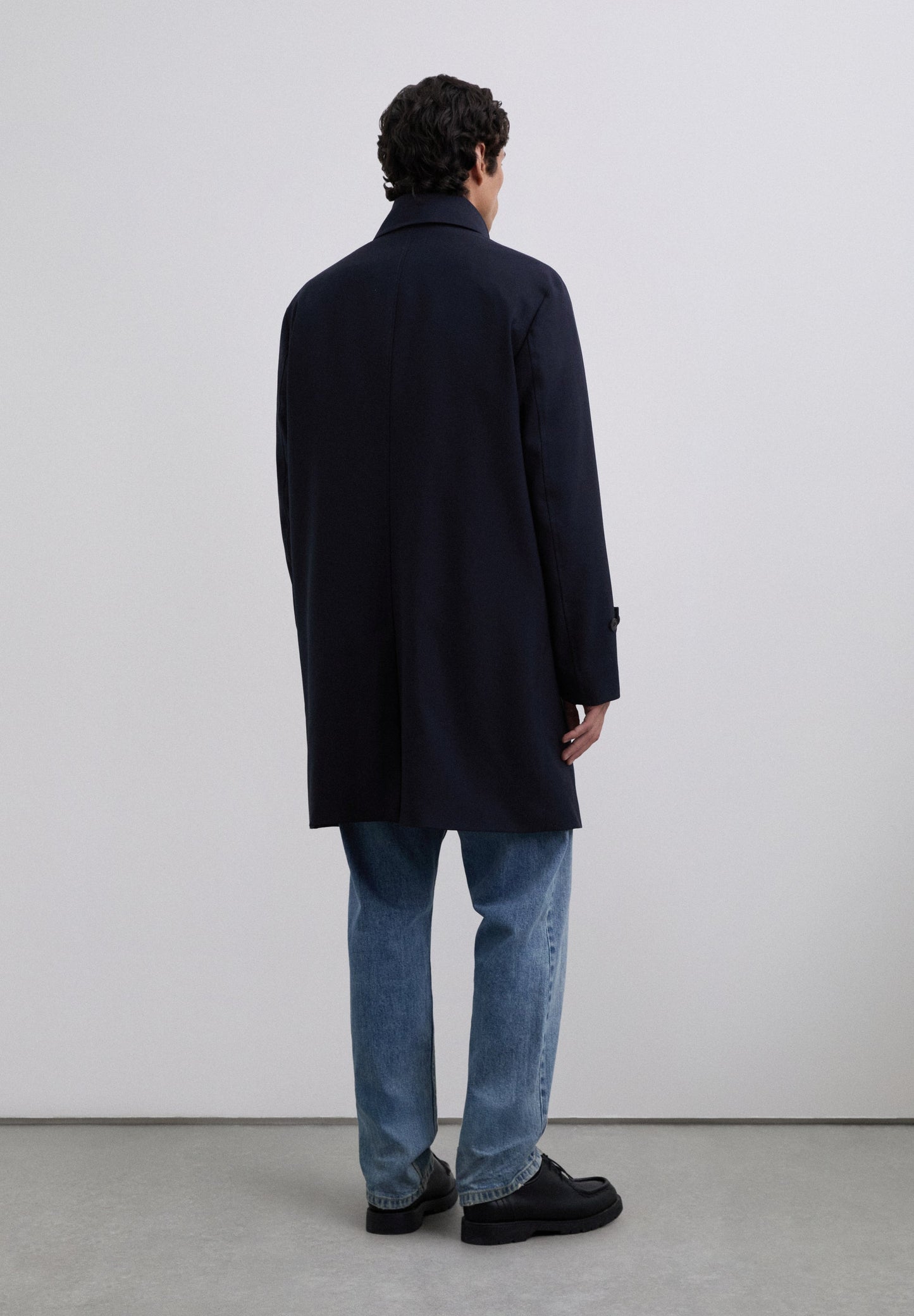 100% WOOL TRENCH COAT
