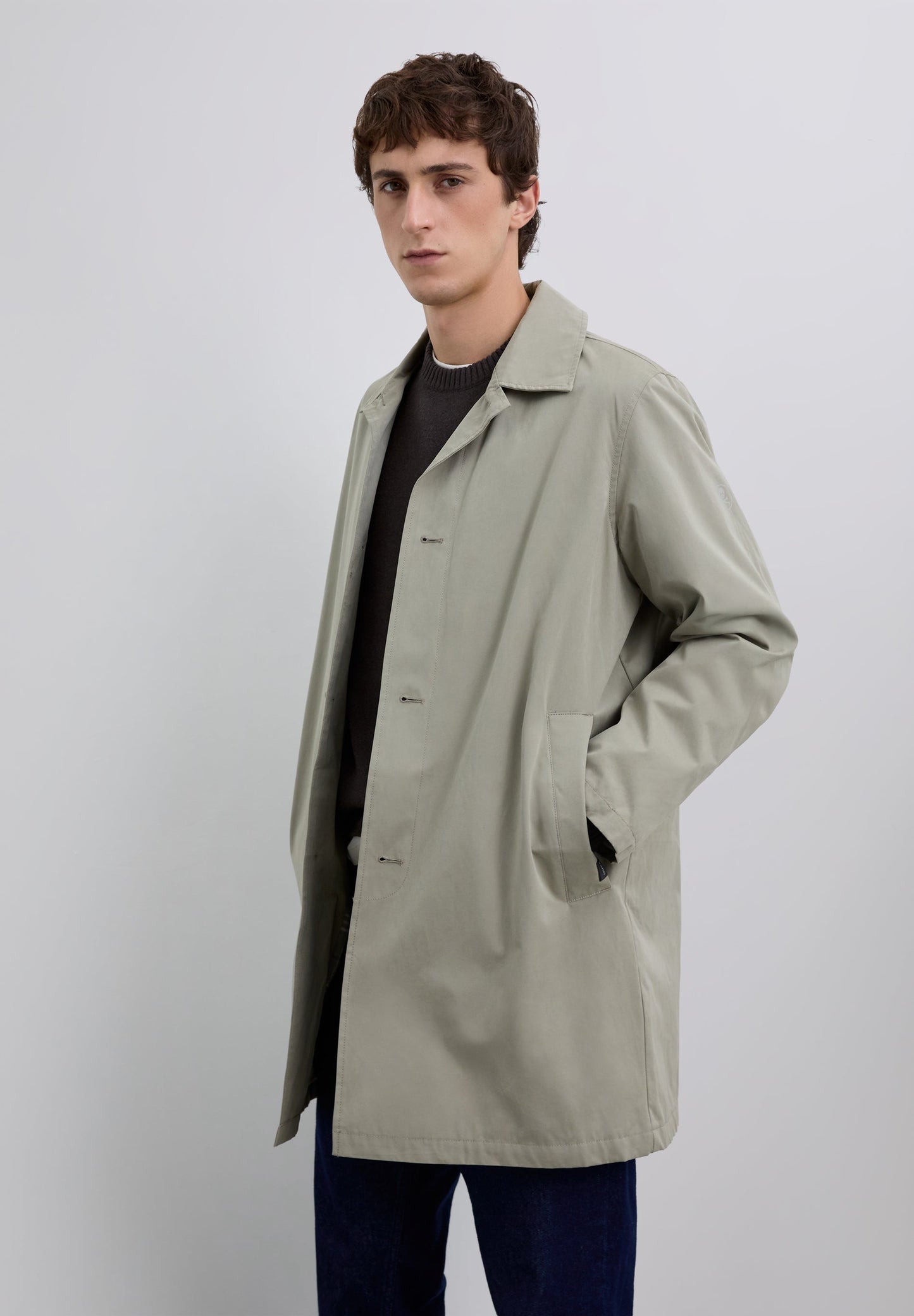 TRENCH COAT WITH SKULL