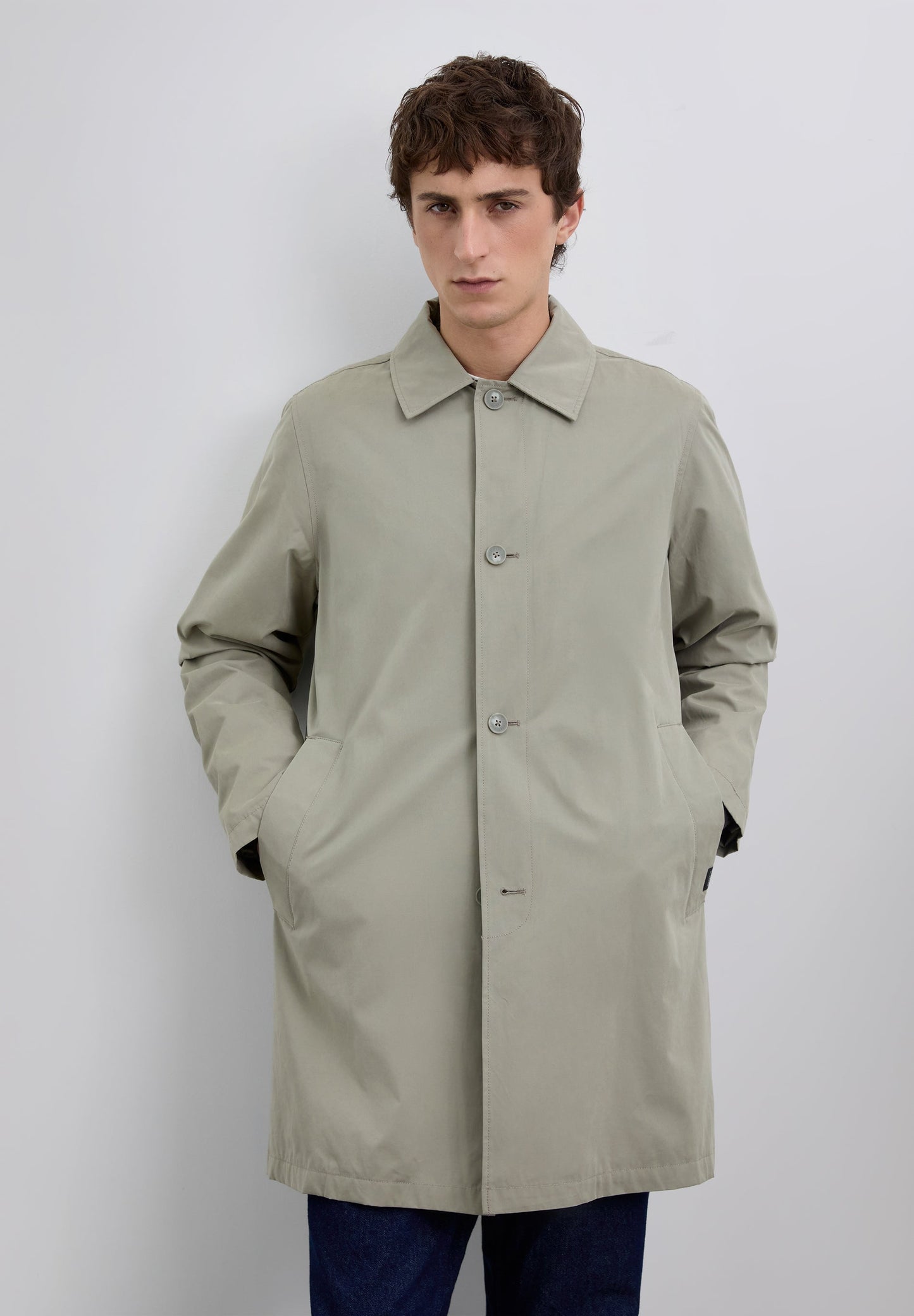 TRENCH COAT WITH SKULL