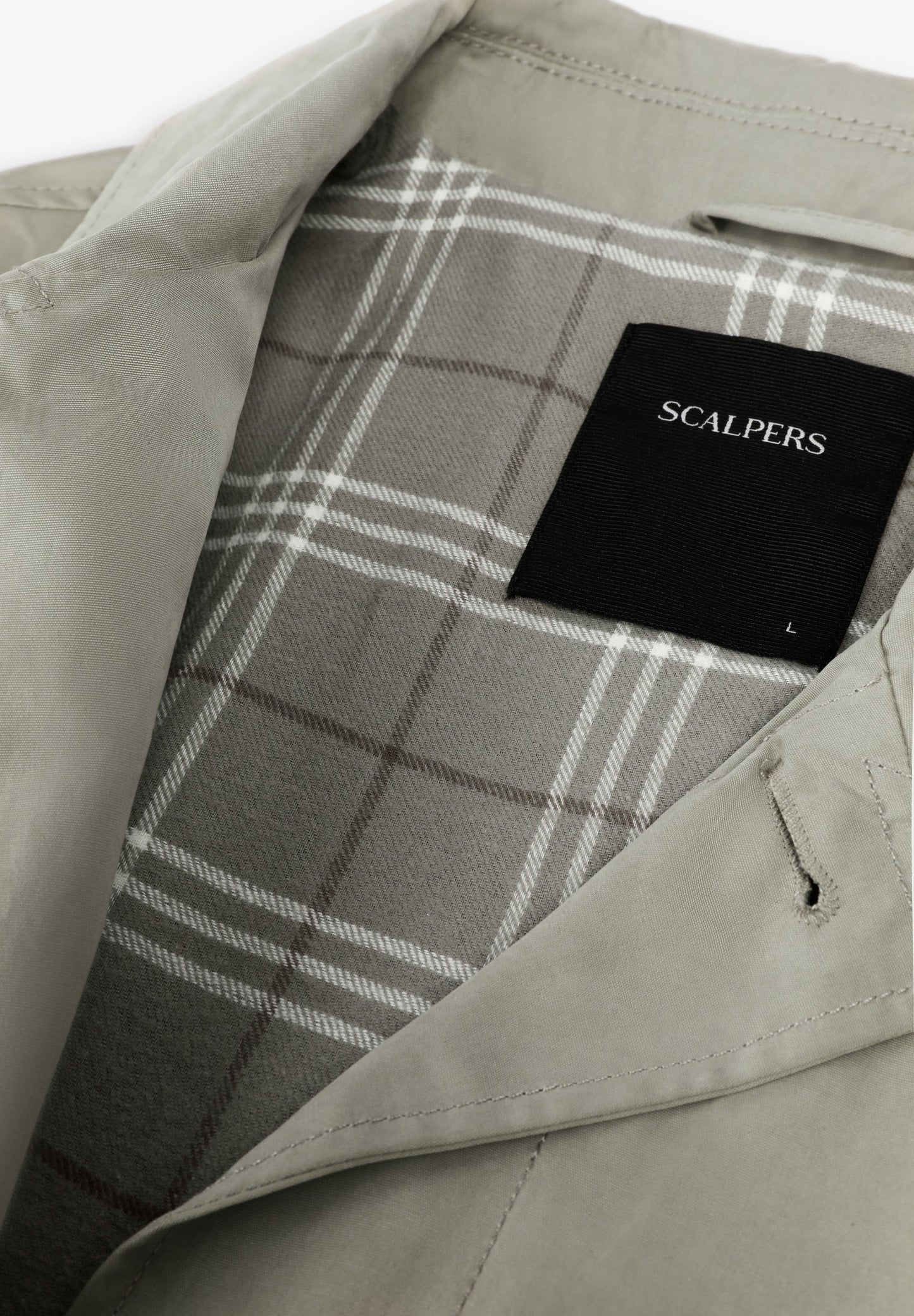 LIGHTWEIGHT SKULL PRINT TRENCH COAT